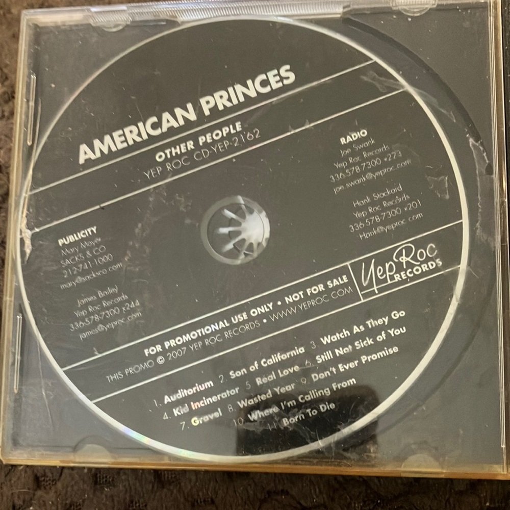 American princes promo cd